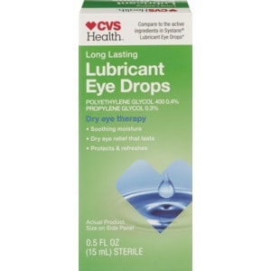 slide 1 of 1, CVS Health Long Lasting Dry Eye Therapy Lubricant Eye Drops, 0.5 fl oz; 15 ml