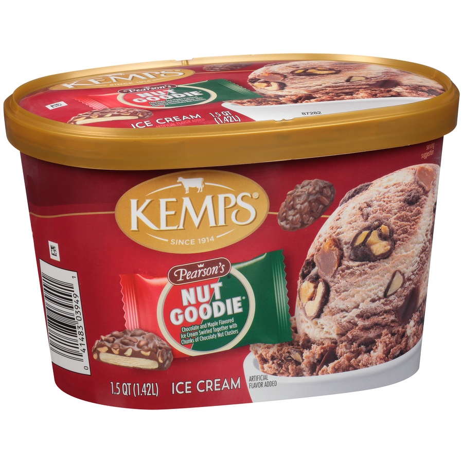 slide 2 of 8, Kemps Pearson's Nut Goodie Ice Cream 1.5 Qt. Tub, 1.5 qt