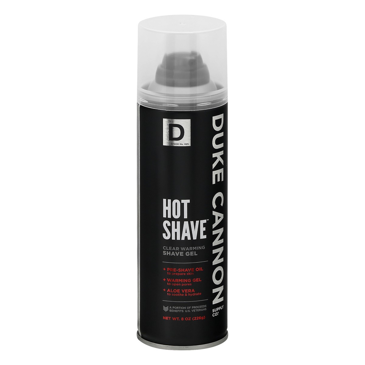 slide 4 of 12, Duke Cannon Hot Shave Clear Warning Shave Gel 8 oz, 8 oz