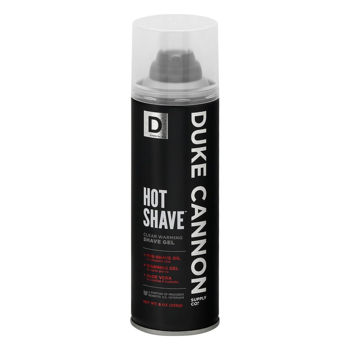 slide 8 of 12, Duke Cannon Hot Shave Clear Warning Shave Gel 8 oz, 8 oz