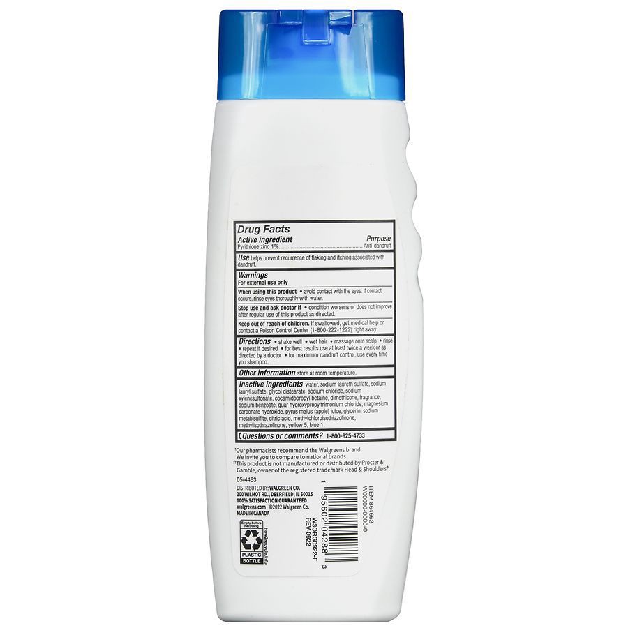 slide 4 of 5, Walgreens Dandruff Shampoo & Conditioner, 13.5 fl oz