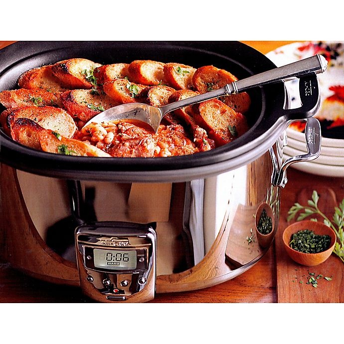 slide 14 of 17, All-Clad Slow Cooker with Aluminum Insert, 7 qt