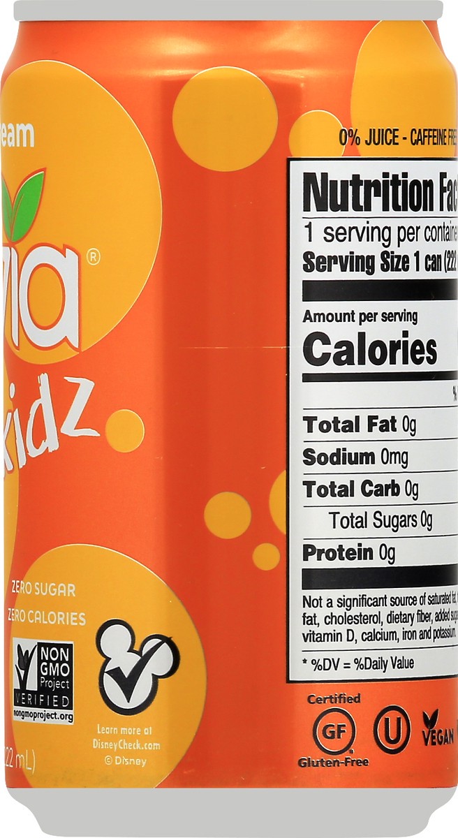 slide 5 of 11, Zevia Orange Cream Sparkling Drink 7.5 oz, 7.5 oz