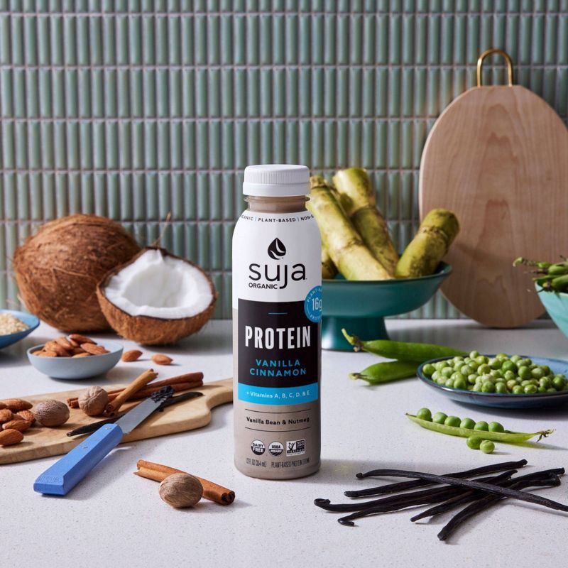 slide 6 of 7, Suja Organic Vanilla Cinnamon Protein Shake, 12 fl oz Bottle, 12 fl oz