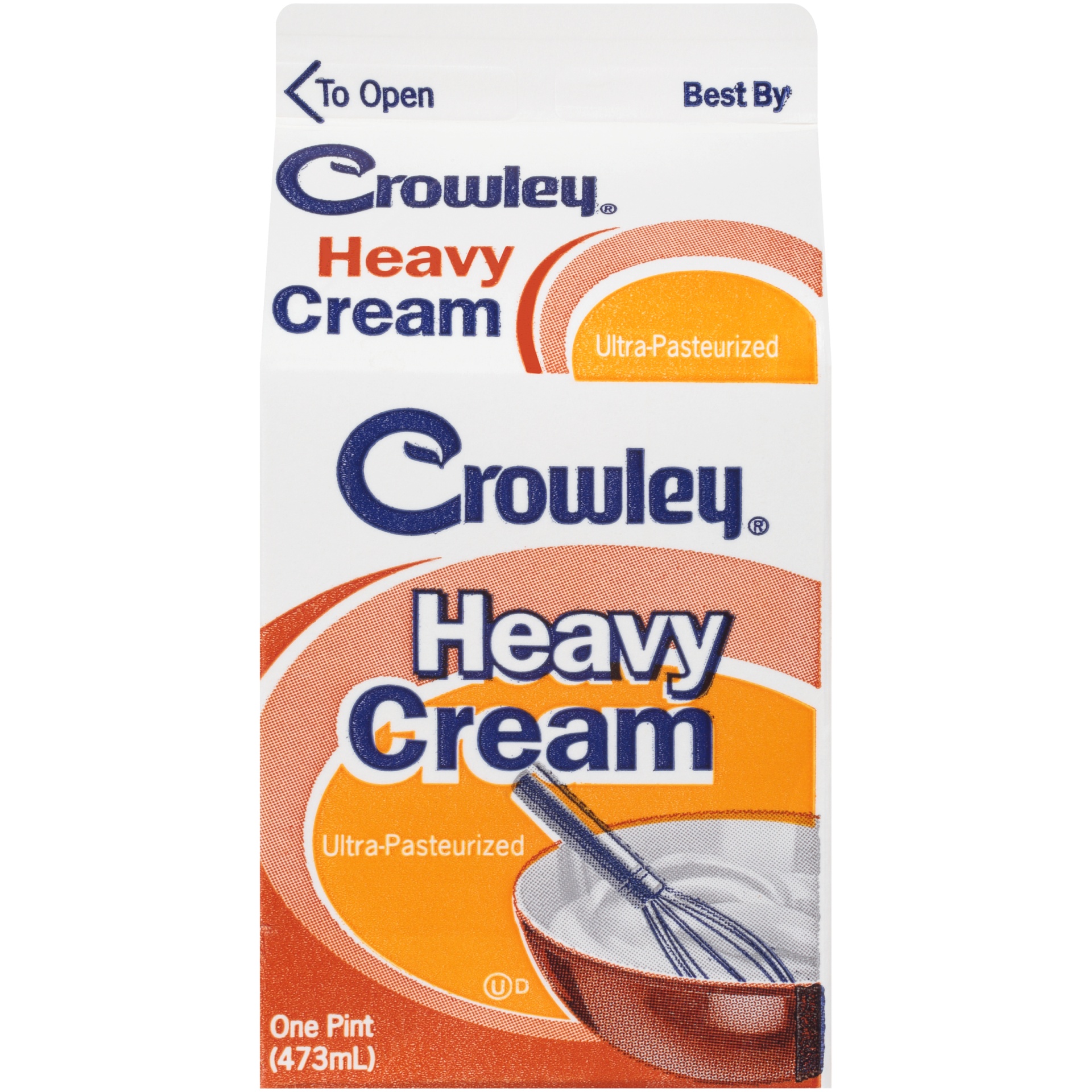 slide 1 of 7, Crowley Heavy Cream, PT, 16 oz