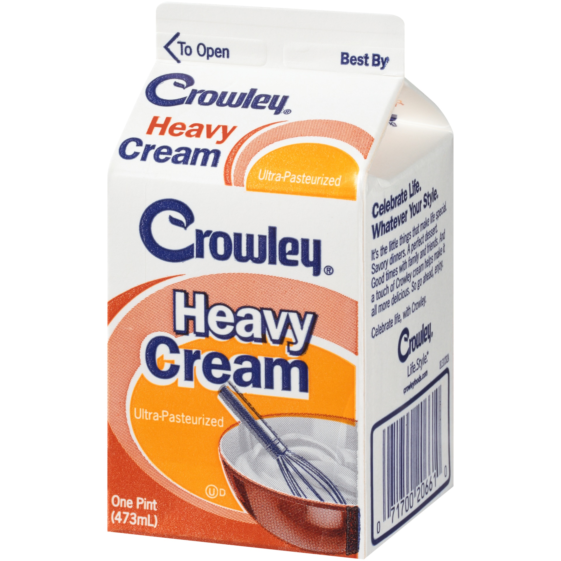 slide 3 of 7, Crowley Heavy Cream, PT, 16 oz