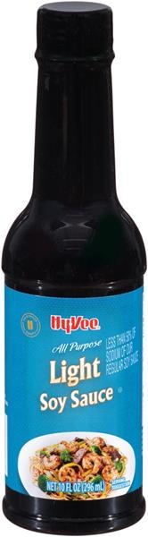 slide 1 of 1, Hy-vee Less Sodium Soy Sauce, 10 fl oz