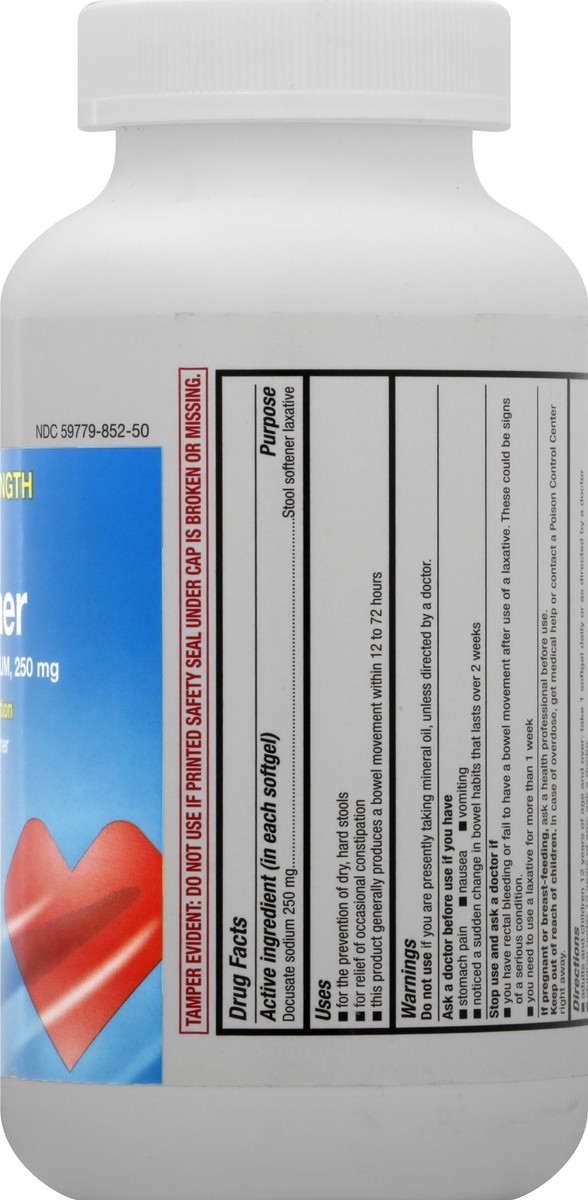 slide 8 of 9, CVS Health Extra Strength Stool Softener Softgels, 500 Ct, 500 ct