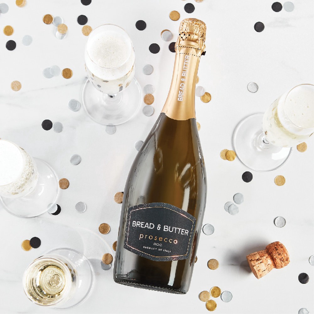 slide 5 of 6, Bread & Butter Prosecco D.O.C. Italian Sparkling White Wine, 750 ml