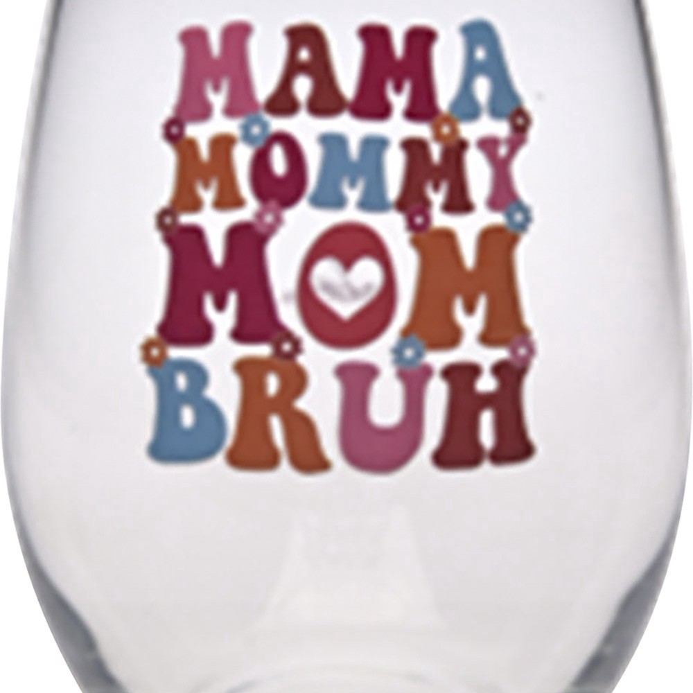 slide 1 of 1, Culver Mama Mom Bruh Stemless Wine, 1 ct