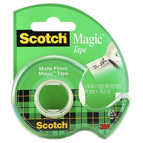 slide 1 of 1, Scotch Tape Magic Matte Finish - Each, 1 ct