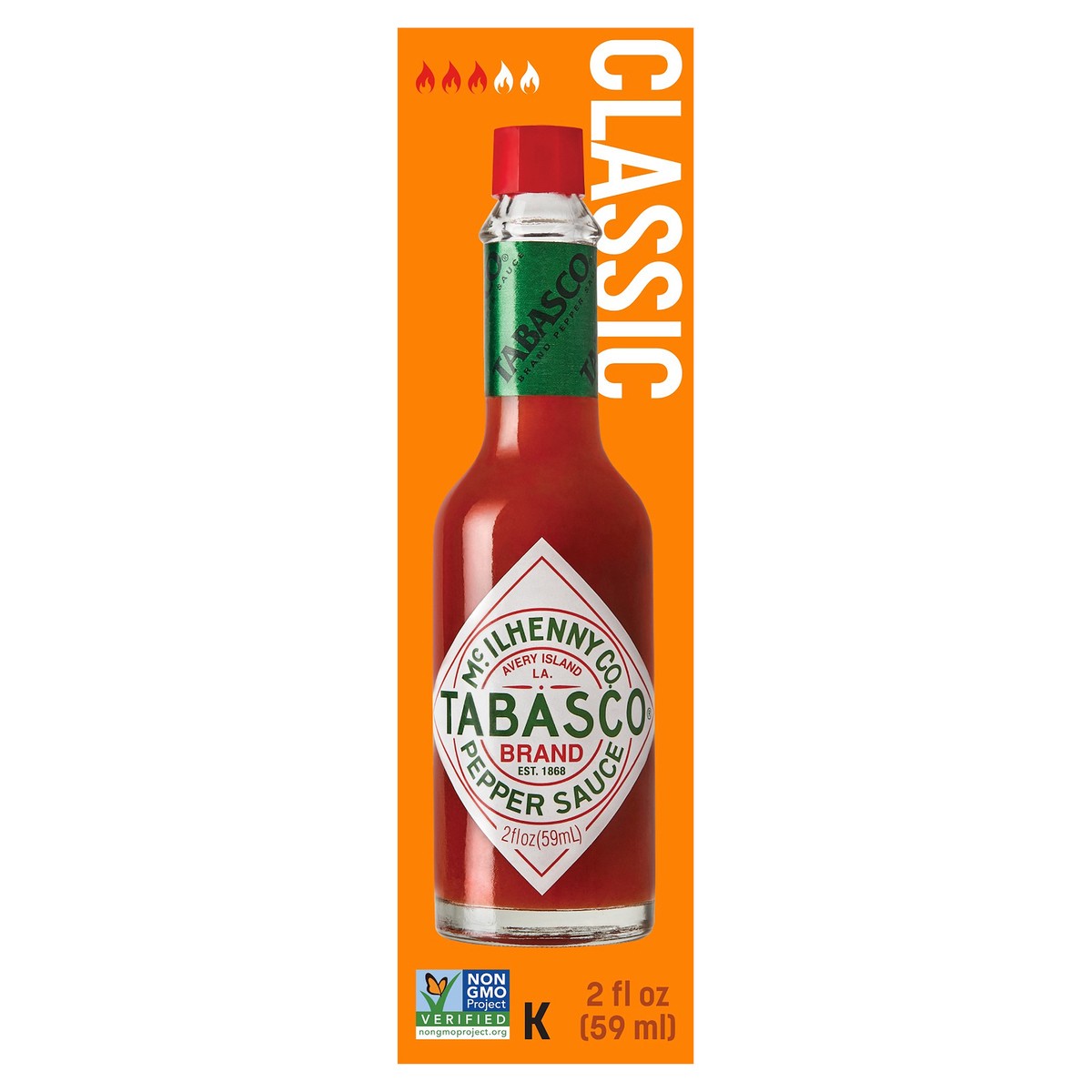 slide 1 of 14, Tabasco Original Red Pepper Sauce, 2 oz, 1 ct
