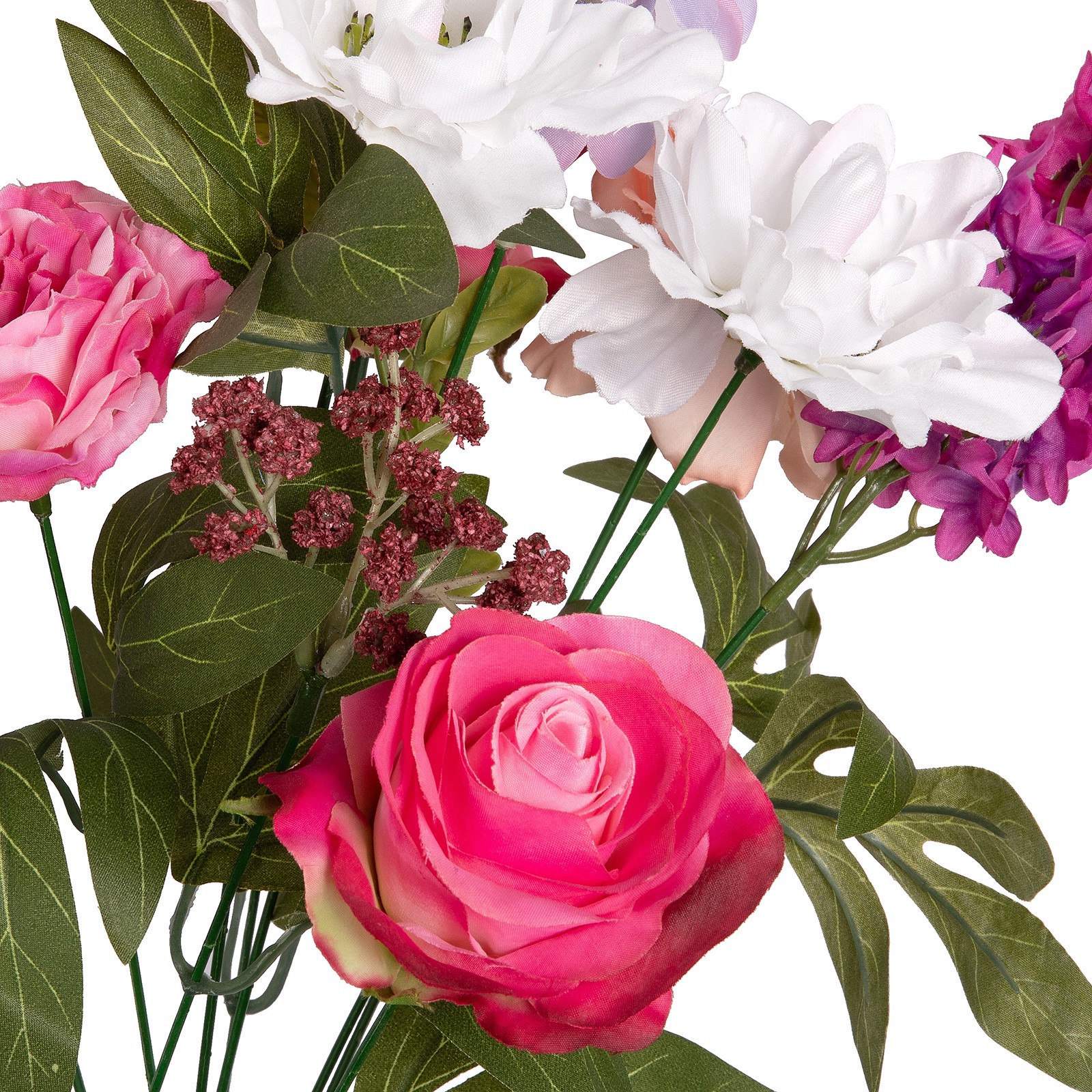 slide 3 of 4, 22" Lilac & Rose Mix Deluxe Bush By Ashland, 7.5 in x 7.5 in x 22 in