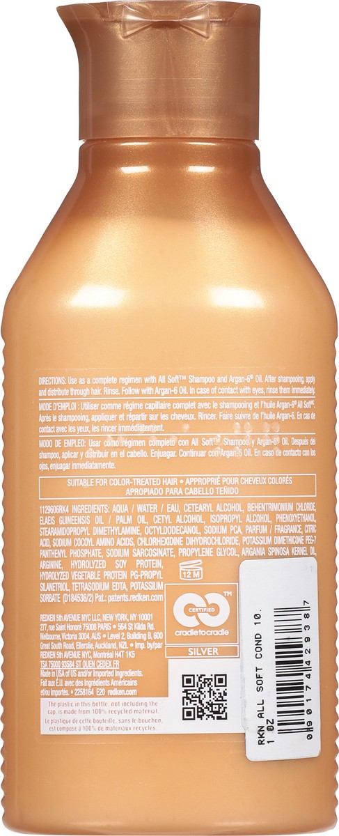 slide 9 of 10, Redken All Soft Moisturizing Conditioner 10.1 fl oz, 10.1 fl oz