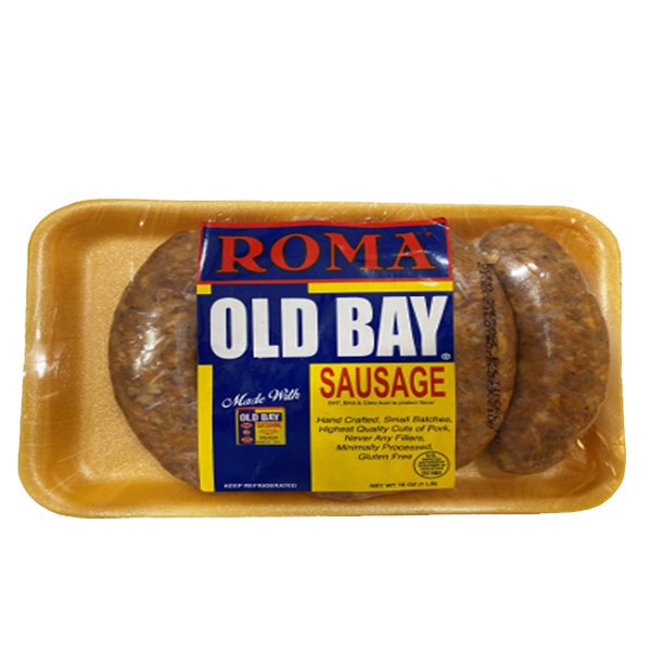 slide 1 of 1, Roma Old Bay Sausage, 16 oz