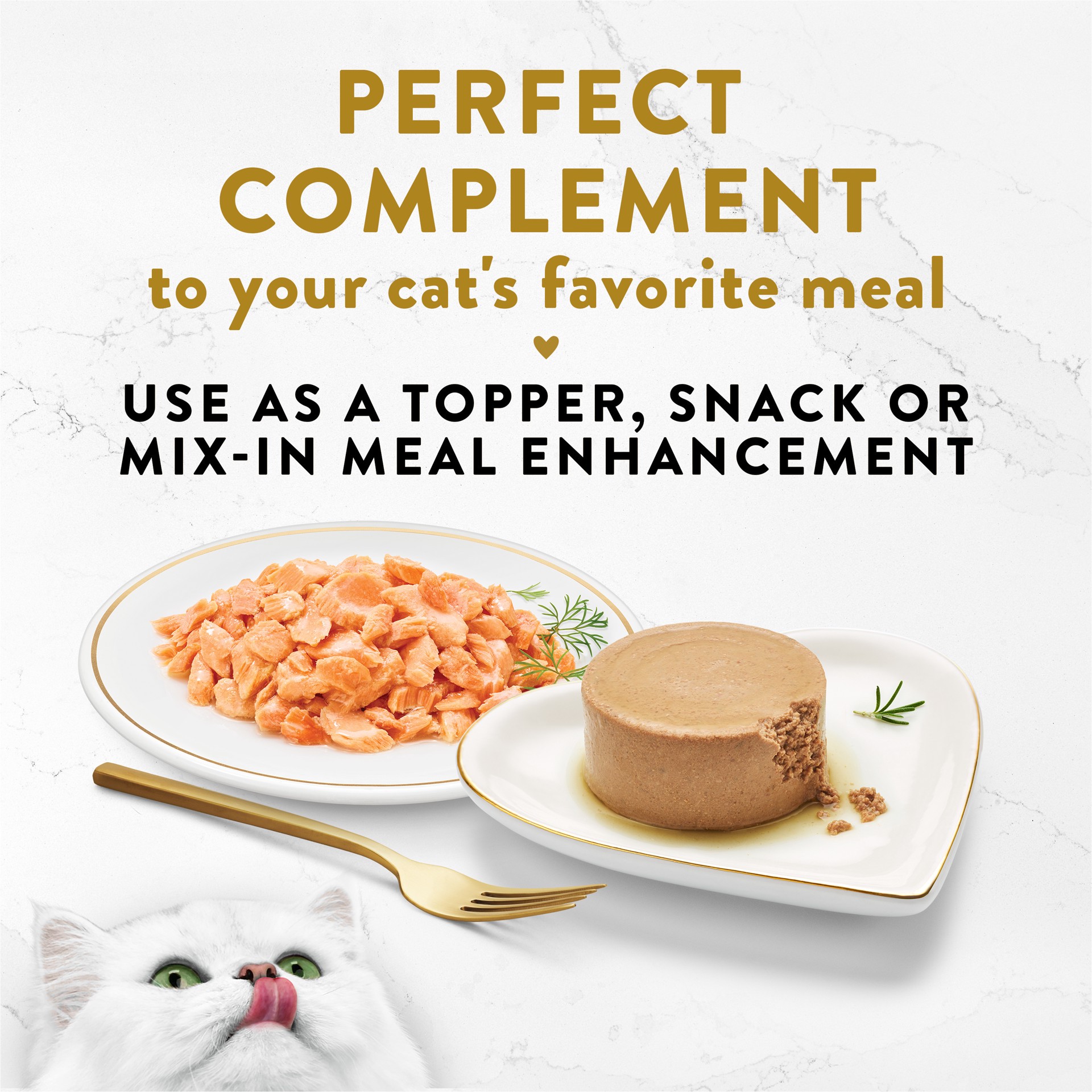 slide 7 of 7, Fancy Feast Purina Fancy Feast Appetizers Lickable Grain Free Wet Cat Food Topper Wild Alaskan Salmon Appetizer, 1.1 oz