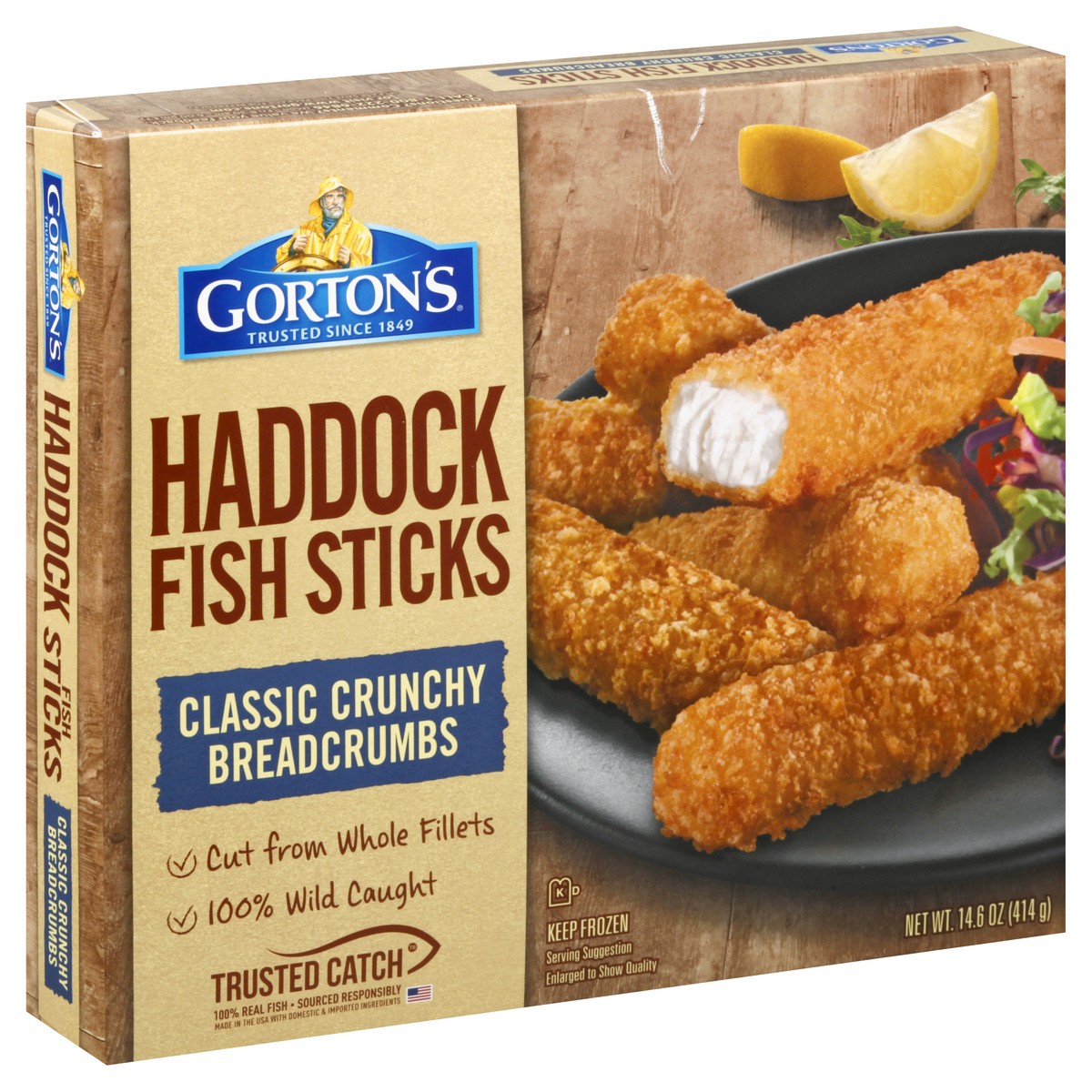 slide 4 of 9, Gorton's Haddock Fish Sticks 14.6 oz, 14.6 oz