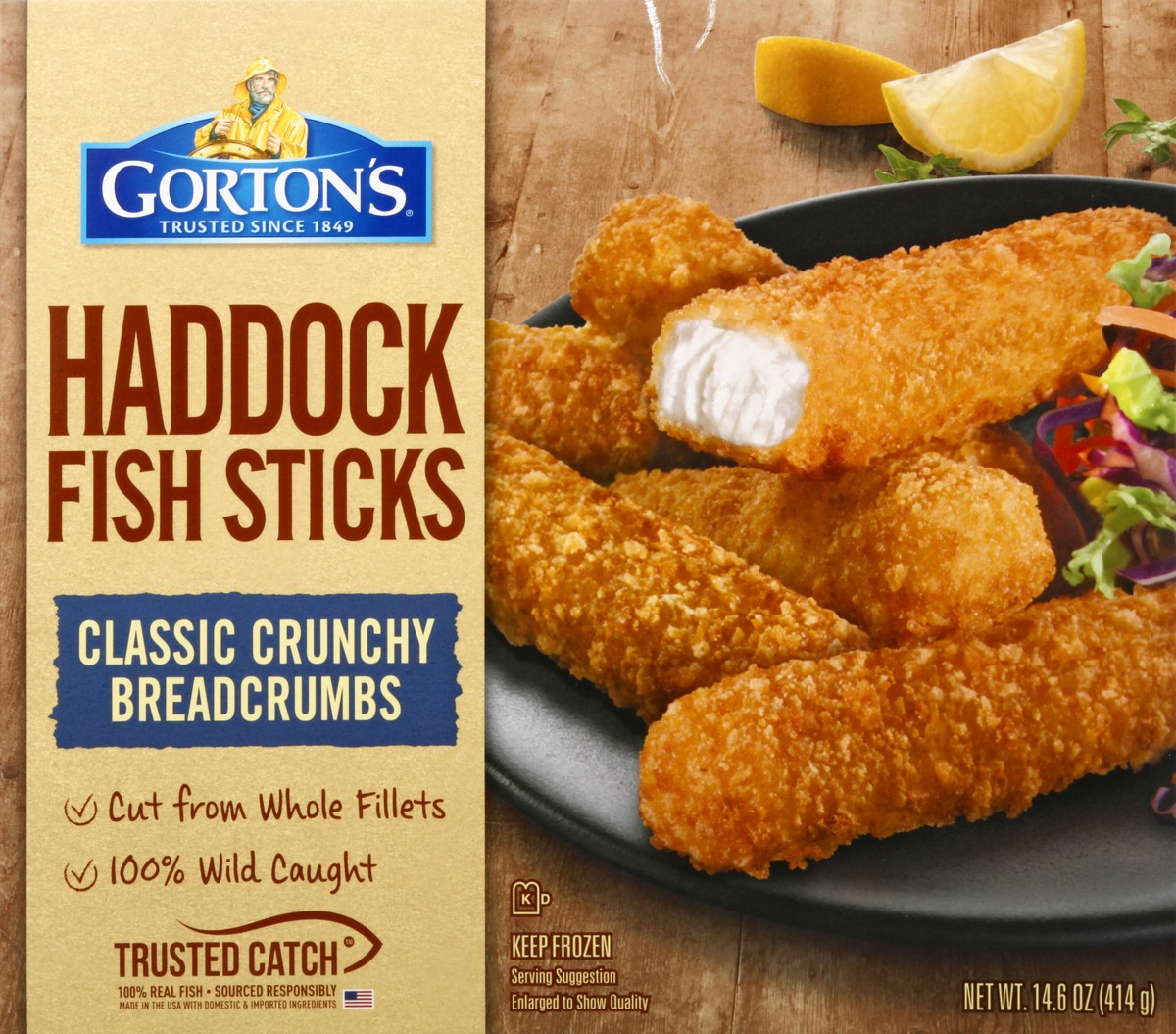 slide 5 of 9, Gorton's Haddock Fish Sticks 14.6 oz, 14.6 oz