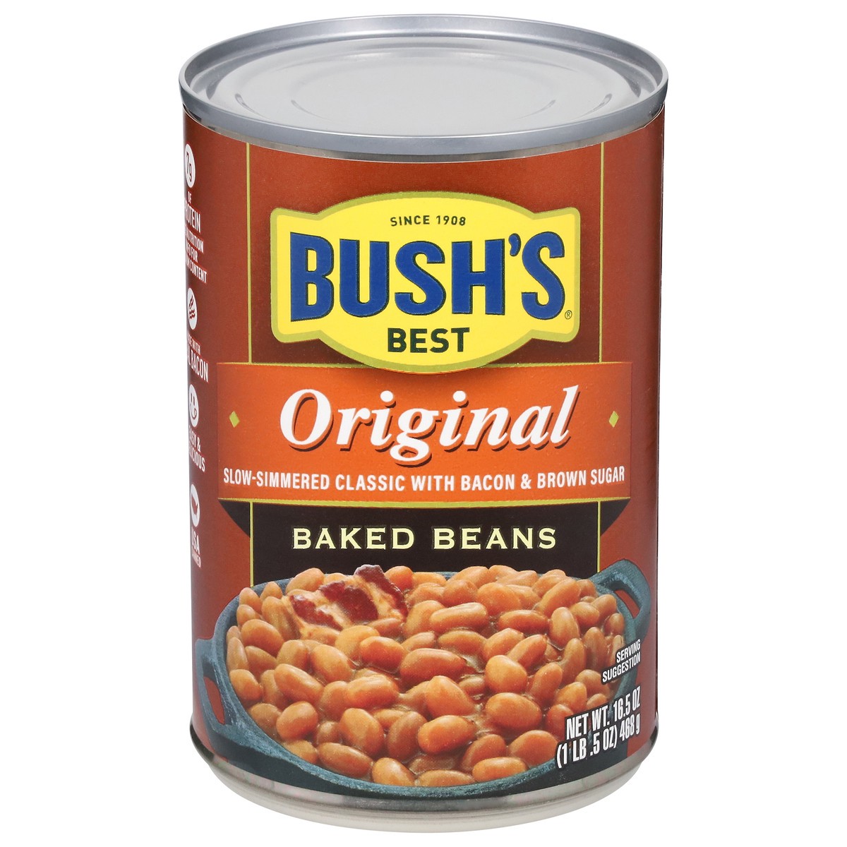 slide 1 of 12, Bush's Best Bush's Original Baked Beans 16.5 oz, 16.5 oz