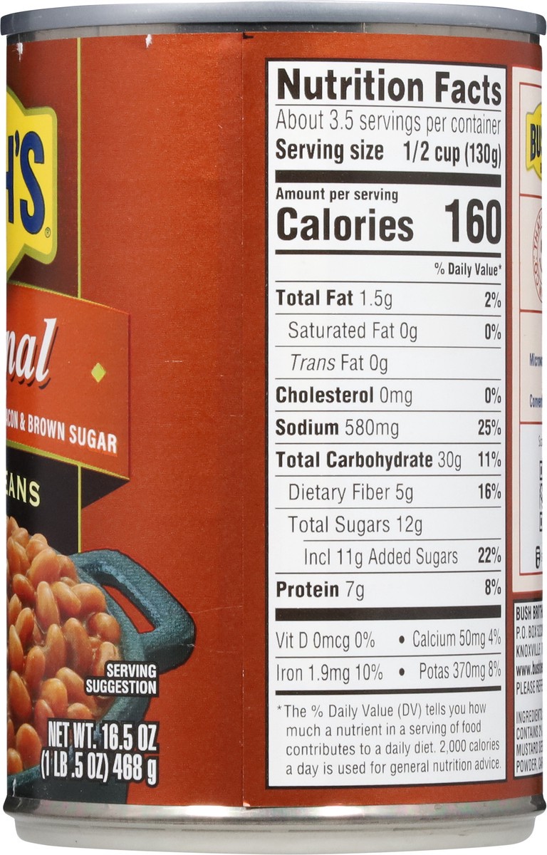 slide 7 of 12, Bush's Best Bush's Original Baked Beans 16.5 oz, 16.5 oz