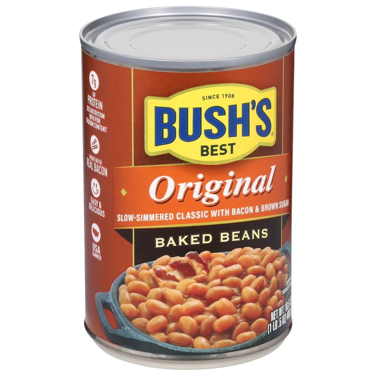 slide 9 of 12, Bush's Best Bush's Original Baked Beans 16.5 oz, 16.5 oz