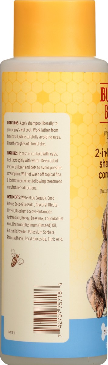 slide 8 of 9, Burt's Bees Tearless 2 in 1 Shampoo & Conditioner for Puppies 16 fl oz, 16 fl oz