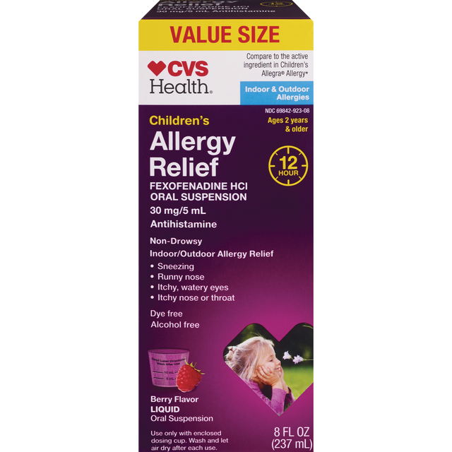 slide 1 of 1, CVS Child Fexo Liq 4Oz, 1 ct