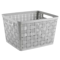 Everyday Living Gray Wicker Basket