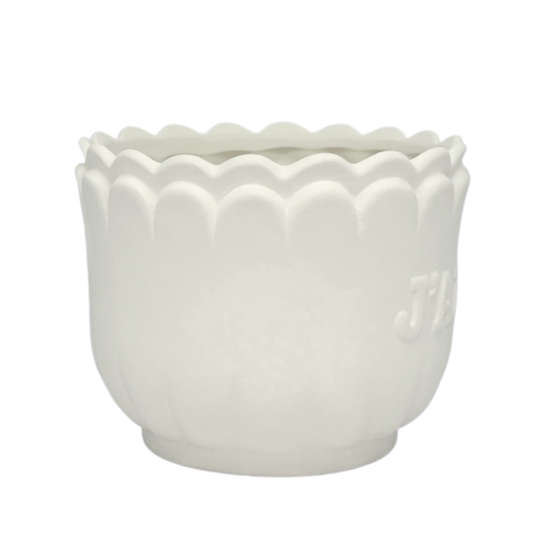 slide 7 of 7, 5.75" J'adore Diy Ceramic Flower Vase By Make Market, 5.75 in x 5.75 in x 4.57 in