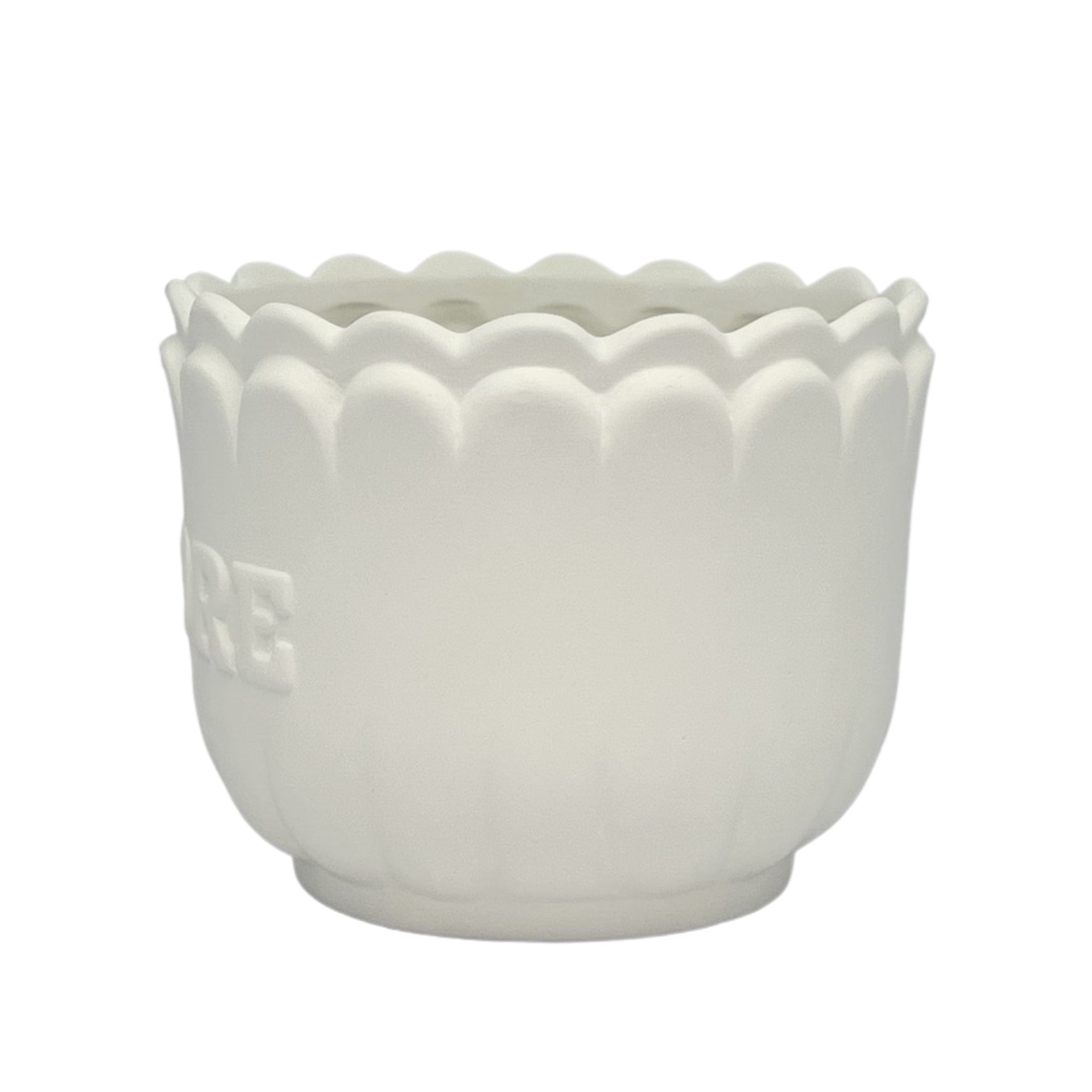 slide 3 of 7, 5.75" J'adore Diy Ceramic Flower Vase By Make Market, 5.75 in x 5.75 in x 4.57 in