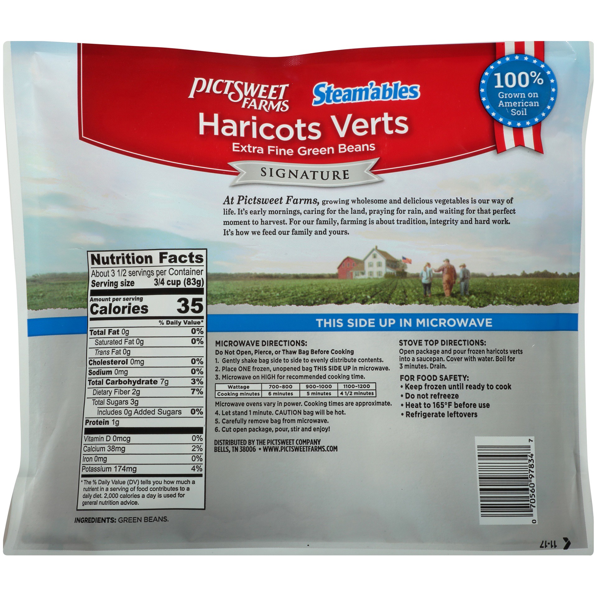 slide 2 of 6, PictSweet Haricots Verts, 10 oz