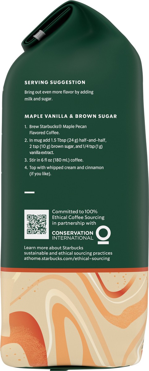slide 4 of 9, Starbucks Ground Coffee—Maple Pecan Flavored Coffee—Naturally Flavored—100% Arabica—1 bag - 17 oz, 17 oz