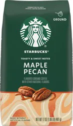 Starbucks Flavored Ground Coffee — Light Roast Coffee — Maple Pecan — Fall Limited Edition — 1 bag (17 oz)