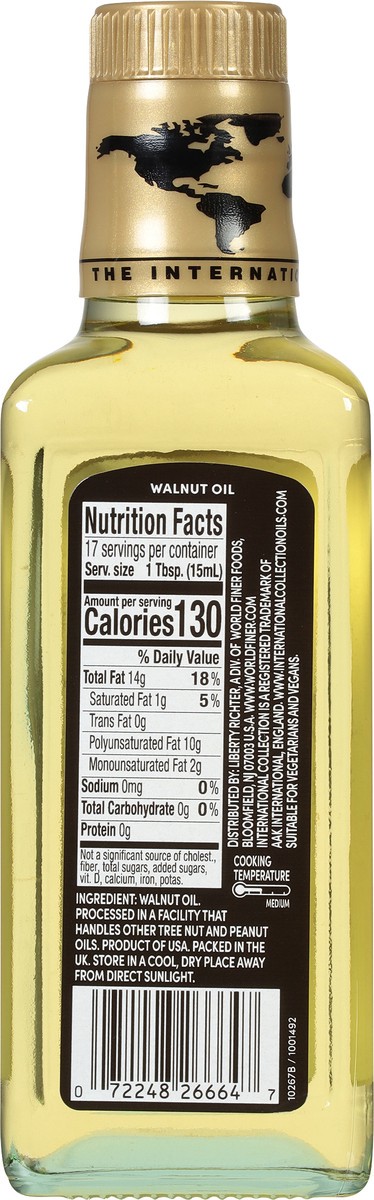 slide 5 of 9, International Collection Walnut Oil 8.45 fl oz, 8.45 fl oz