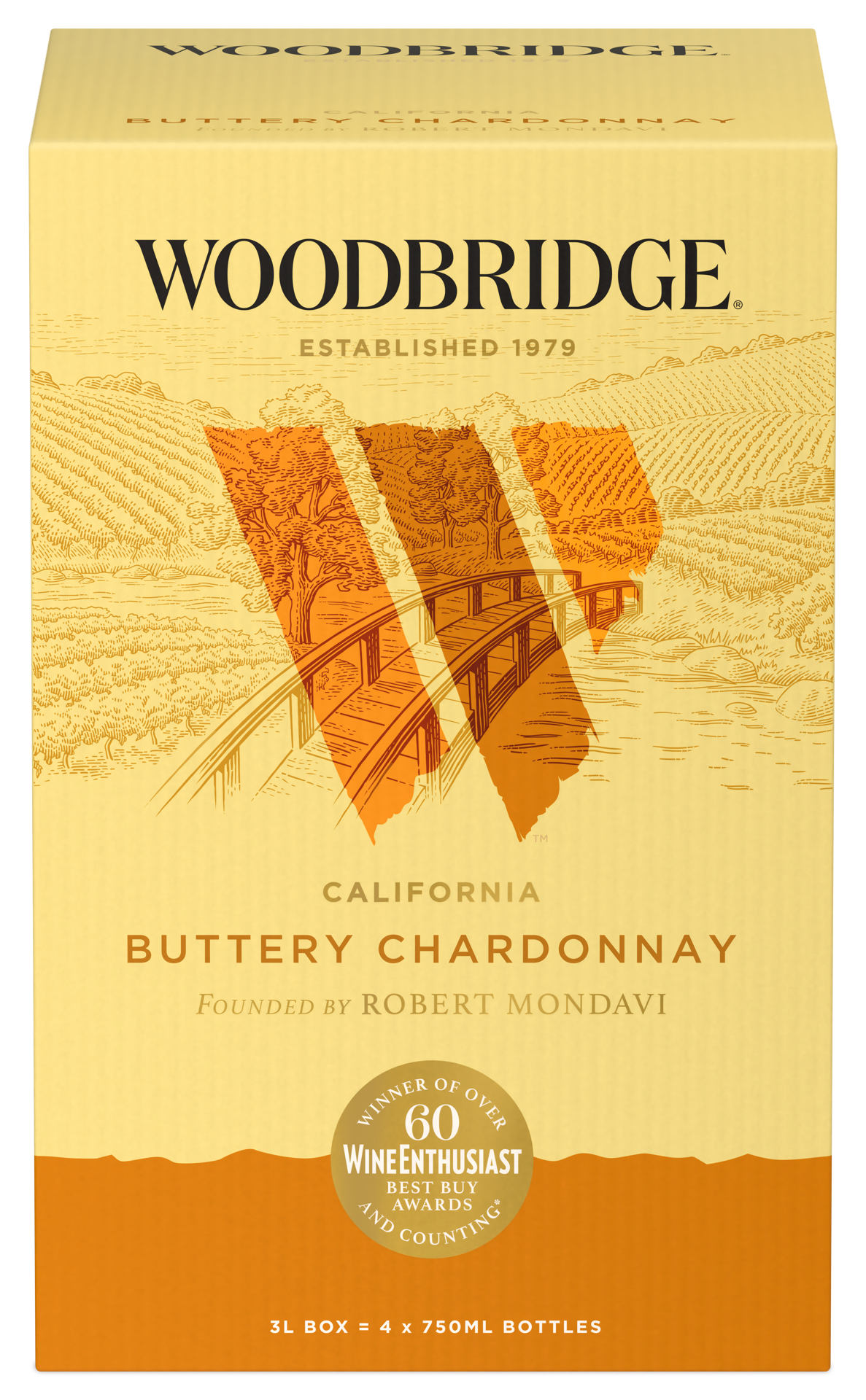 slide 1 of 10, Woodbridge by Robert Mondavi By Robert Mondavi Buttery Chardonnay, 3000 ml