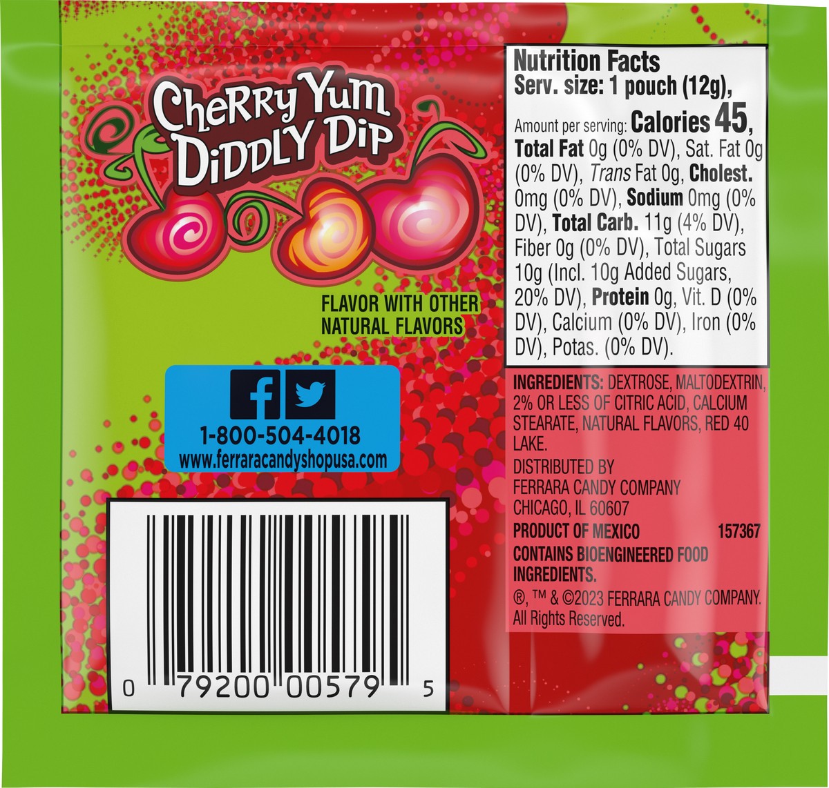 slide 9 of 13, Fun Dip Cherry Yum 71028 157367 0.43 oz, 0.43 oz