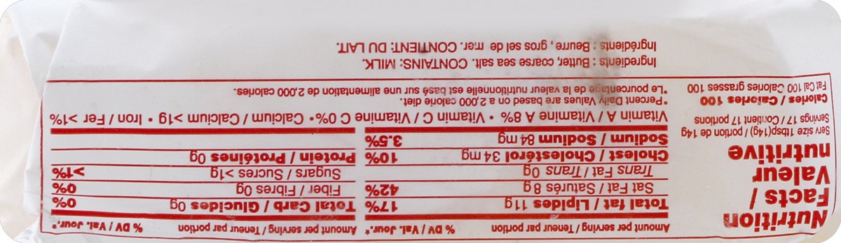 slide 4 of 4, Les Pres Sales Butter 250 g, 8.8 oz