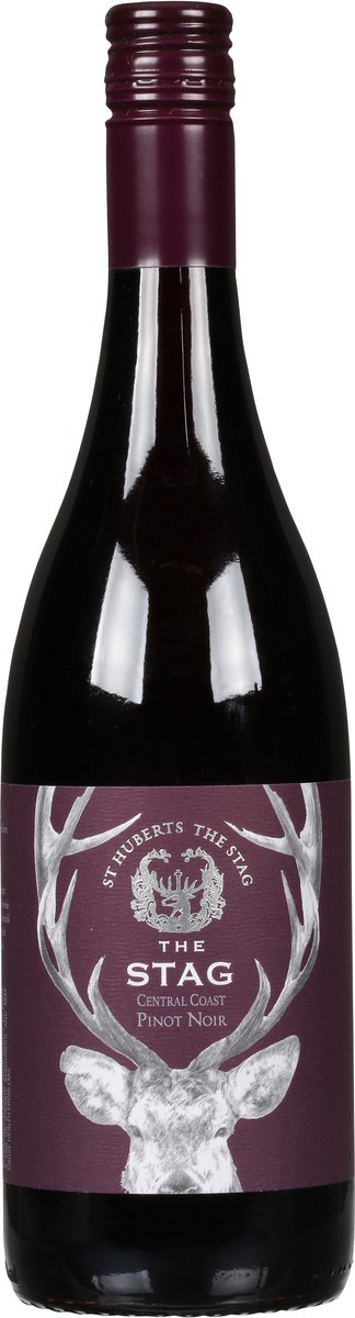slide 11 of 11, St Huberts The Stag St Hubert''s The Stag Central Coast Pinot Noir Red Wine, 750 ml Glass Wine Bottle, 14.5 % ABV, 750 ml
