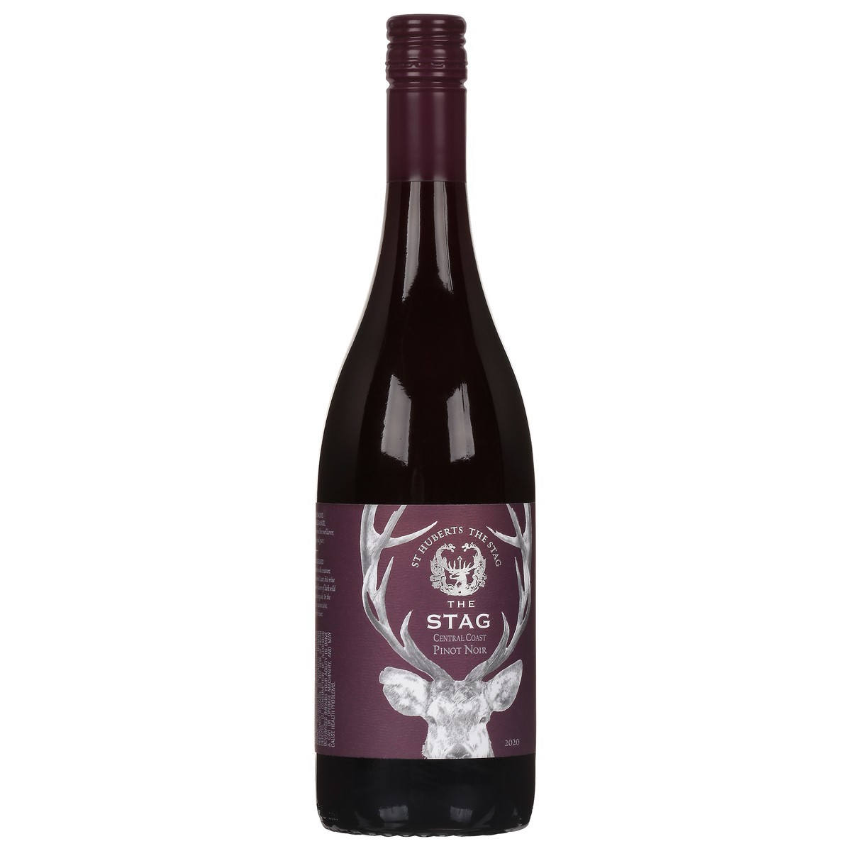 slide 8 of 11, St Huberts The Stag St Hubert''s The Stag Central Coast Pinot Noir Red Wine, 750 ml Glass Wine Bottle, 14.5 % ABV, 750 ml