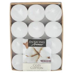 Enticing Aromas Cozy Cotton Tealights