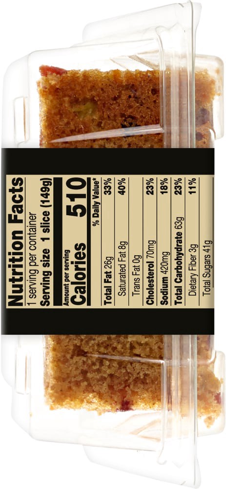 slide 3 of 3, Private Selection 3-Layer Carrot Cake Slice, 5.5 x 4.9 in