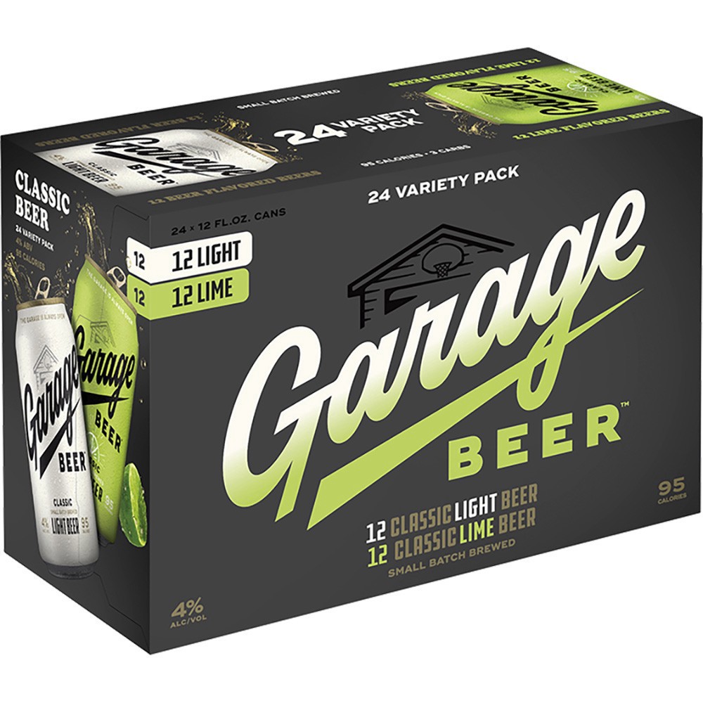 slide 1 of 1, Garage Beer Lime Lager, 24 ct; 12 oz