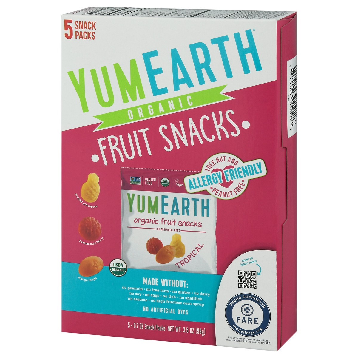 slide 6 of 15, YumEarth Organic Tropical Fruit Snacks Snack Packs - 5 ct,