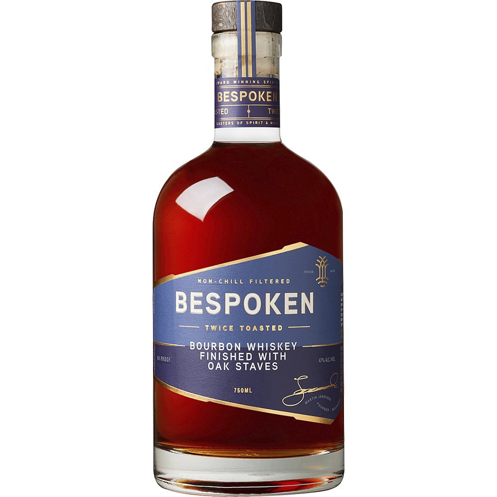 slide 1 of 1, Bespoken Twice Toasted Bourbon, 750 ml
