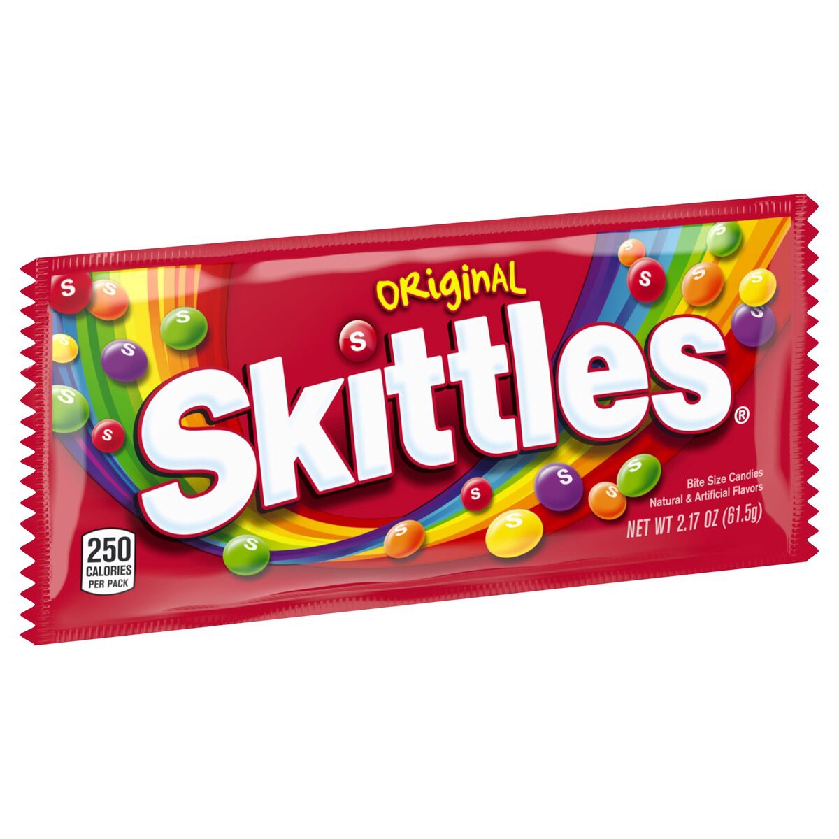 slide 5 of 8, Skittles Original Chewy Candy, Full Size, 2.17 oz Bag, 