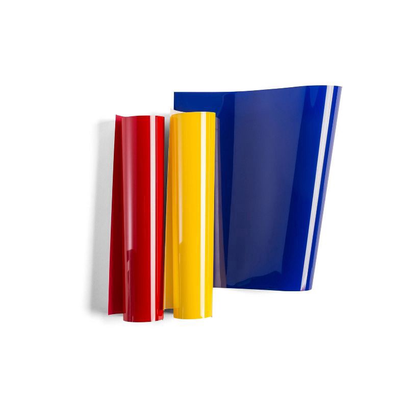 slide 5 of 6, Cricut Strong Bond Everyday Iron-On Sampler Vinyl - Playroom, 12 in x 12 in