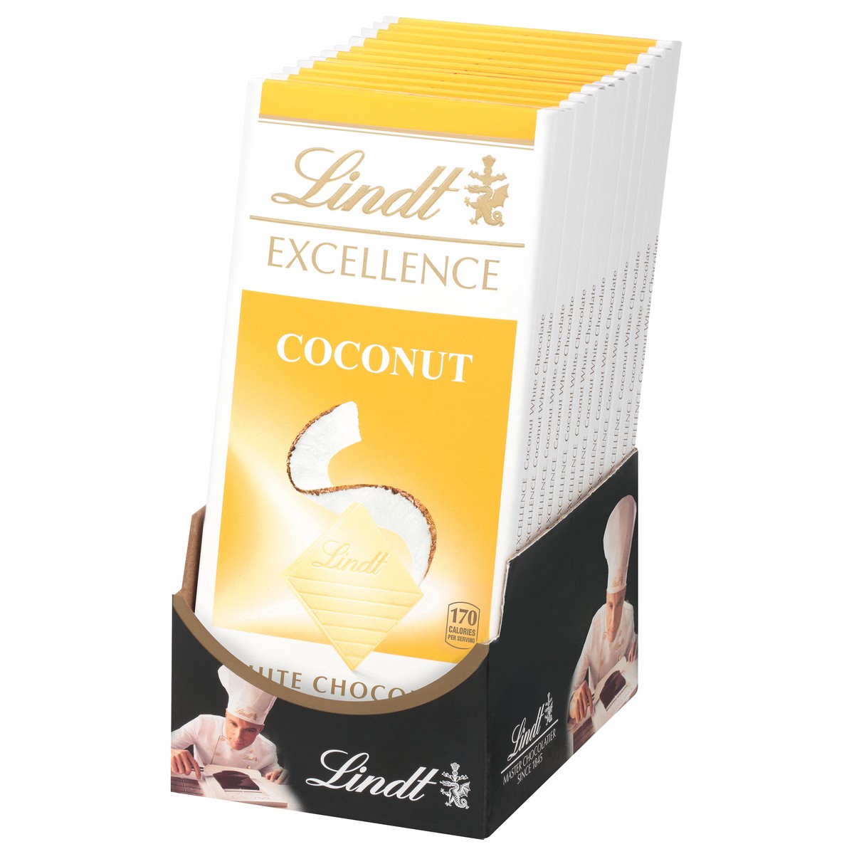 slide 8 of 9, Lindt Excellence Coconut White Chocolate 3.5 oz, 3.5 oz