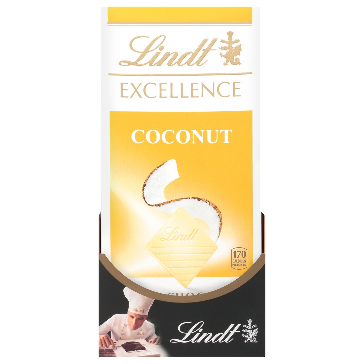 slide 4 of 9, Lindt Excellence Coconut White Chocolate 3.5 oz, 3.5 oz