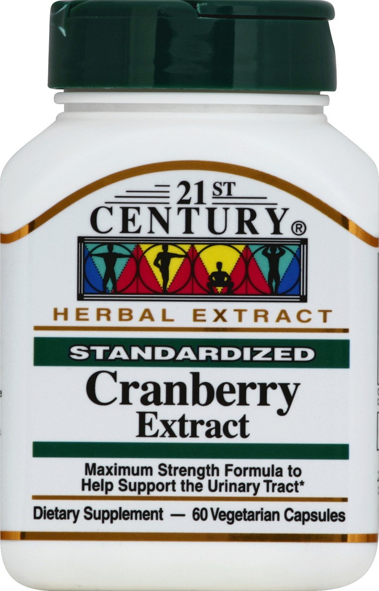 slide 4 of 4, 21st Century Cranberry Extract 60 ea, 60 ct
