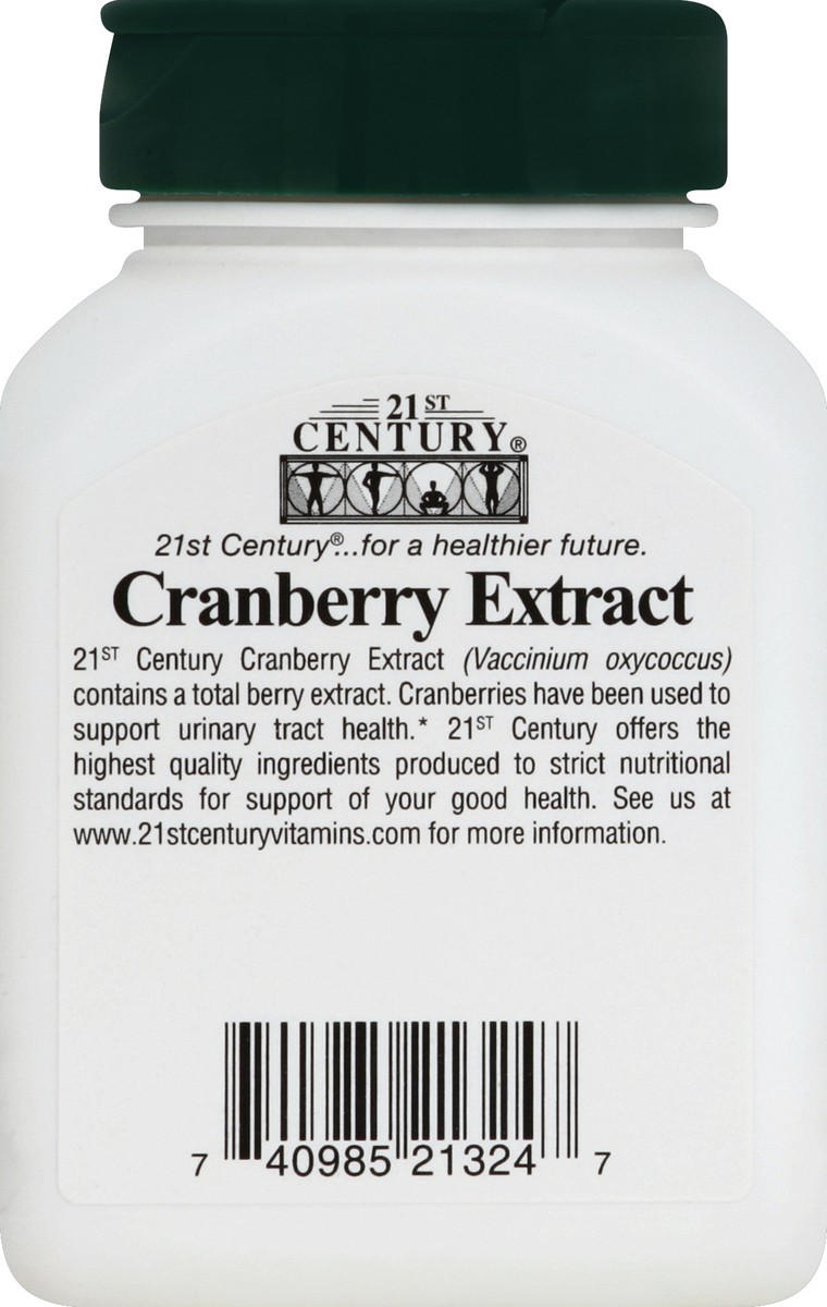 slide 3 of 4, 21st Century Cranberry Extract 60 ea, 60 ct